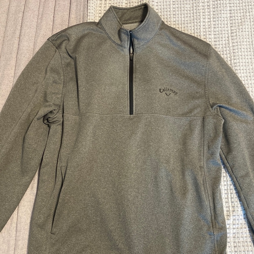 Callaway Grey Golf Quarter Zip